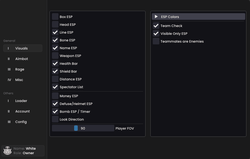 Xitus Fun Cheat Interface
